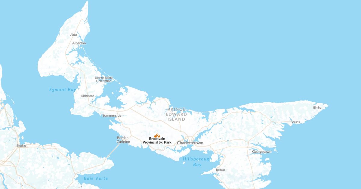 Map of Prince Edward Island
