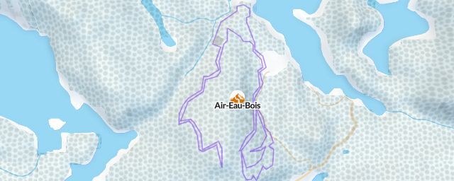 Piste map of the resort Air-Eau-Bois