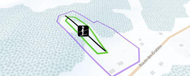 Piste map of the resort Centre de plein air familiale Richelieu