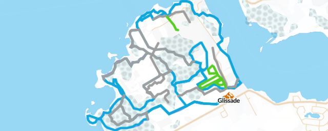 Piste map of the resort Glissade