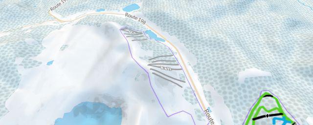 Piste map of the resort Mont Porphyre
