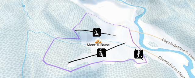 Piste map of the resort Mont Ti-Basse