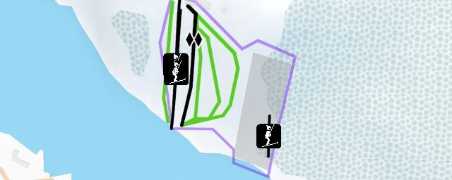 Piste map of the resort Mont Villa Saguenay