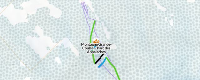 Piste map of the resort Montagne Grande-Coulée – Parc des Appalaches