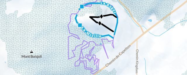 Piste map of the resort Parc du Mont Hatley