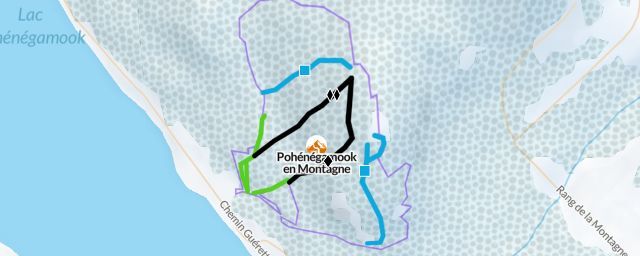 Piste map of the resort Pohénégamook en Montagne