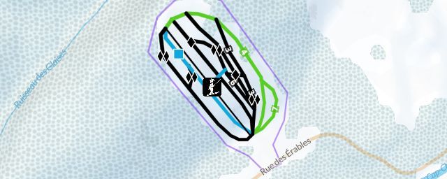 Piste map of the resort Station Petit Chic-Chocs