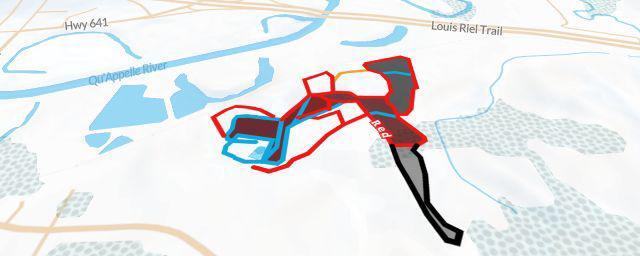 Piste map of the resort Qu'Appelle Valley Nordic Ski Club