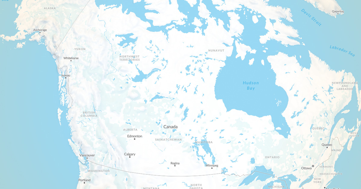 Map of Canada