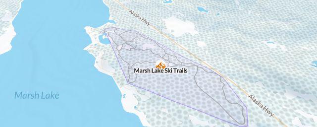 Piste map of the resort Marsh Lake Ski Trails