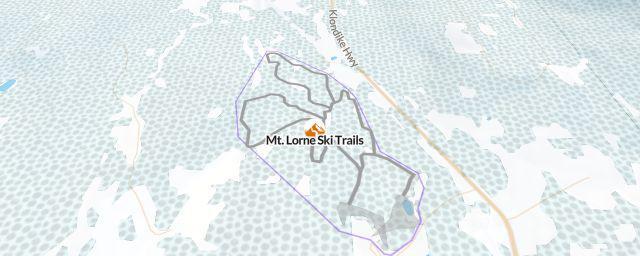 Piste map of the resort Mt. Lorne Ski Trails
