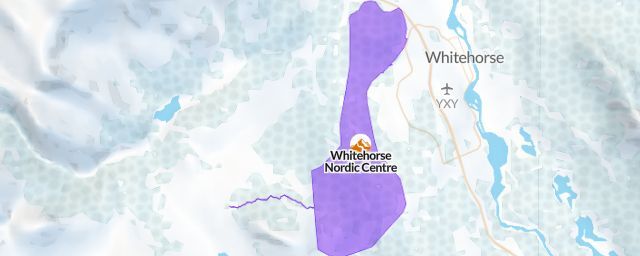 Piste map of the resort Whitehorse Nordic Centre