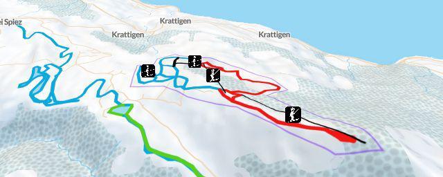 Piste map of the resort Aeschiallmend