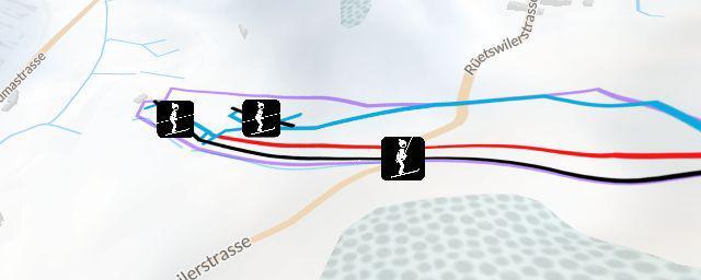 Piste map of the resort Bäretswil - Steig