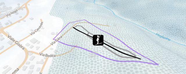 Piste map of the resort Bedea-Novaggio