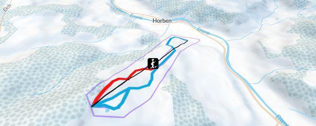Piste map of the resort Eggiwil