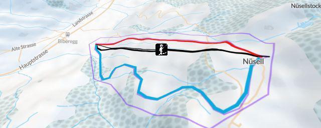 Piste map of the resort Biberegg