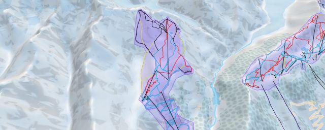 Piste map of the resort Blatten Belalp