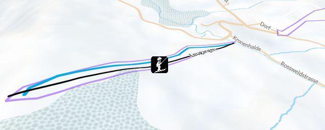 Piste map of the resort Brülisau - Leugangen