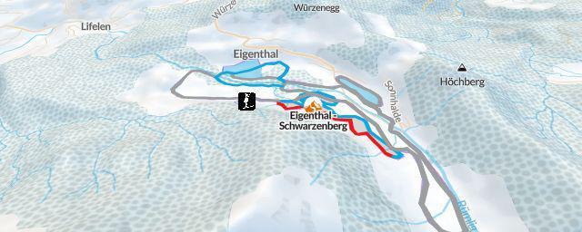 Piste map of the resort Eigenthal - Schwarzenberg