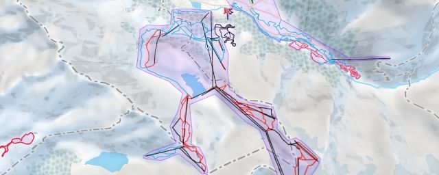 Piste map of the resort Engelberg-Titlis