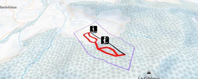 Piste map of the resort Mont-Gibloux