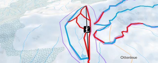 Piste map of the resort Gantrisch - Ottenleue