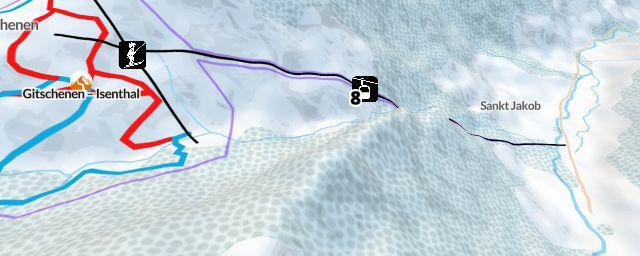 Piste map of the resort Gitschenen – Isenthal