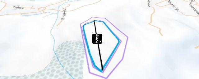 Piste map of the resort Hapfere