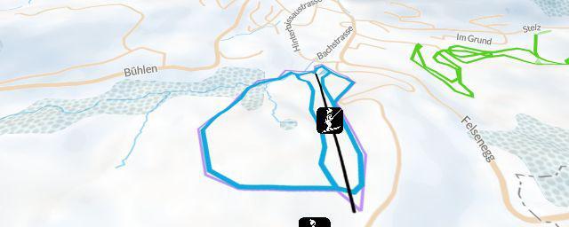 Piste map of the resort Heiden