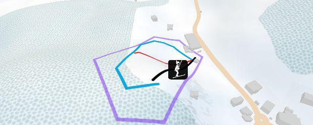Piste map of the resort Hubelweid