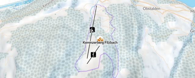 Piste map of the resort Kerenzerberg Filzbach