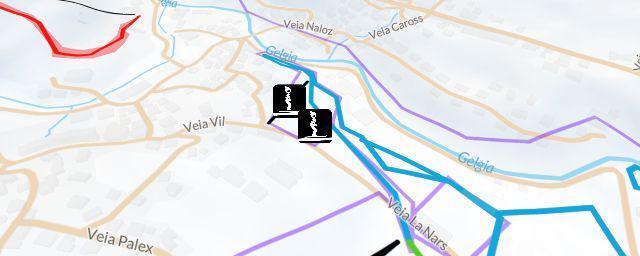 Piste map of the resort Kinderland