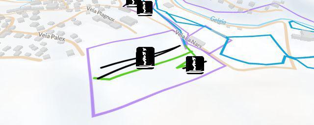 Piste map of the resort Kinderskiparadies La Nars