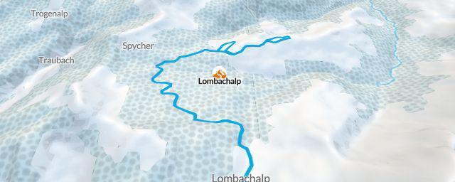Piste map of the resort Lombachalp