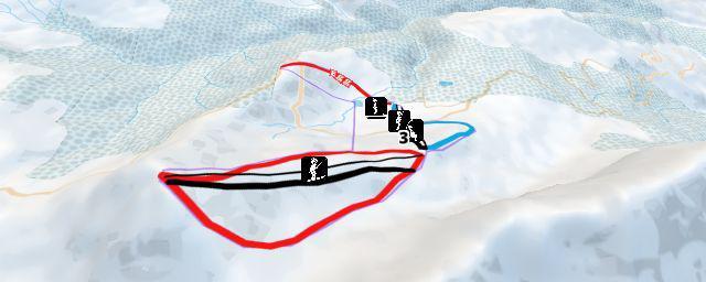 Piste map of the resort Mörlialp