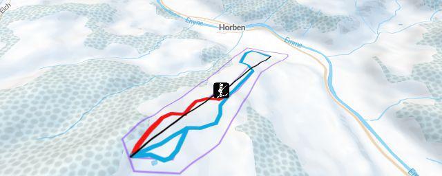 Piste map of the resort Netschbuehl Eggiwill