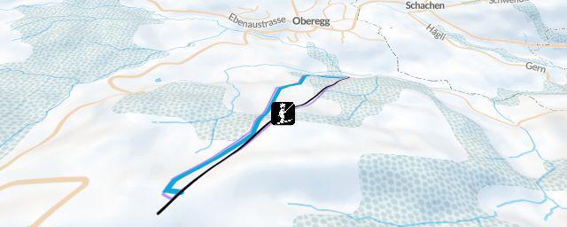 Piste map of the resort Oberegg - St. Anton
