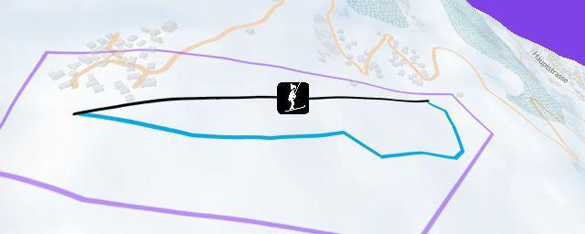 Piste map of the resort Obermutten