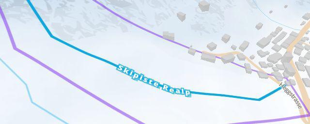 Piste map of the resort Realp