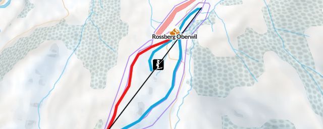 Piste map of the resort Rossberg - Oberwil