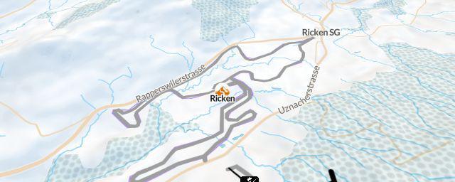 Piste map of the resort Ricken