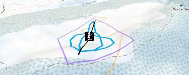 Piste map of the resort Schwengimatt
