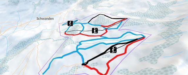 Piste map of the resort Sigriswill-Schwanden