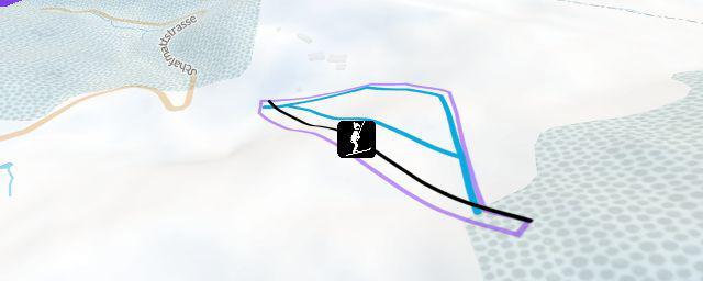 Piste map of the resort Schafmatt