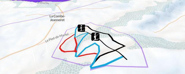 Piste map of the resort Sommartel / Le Locle