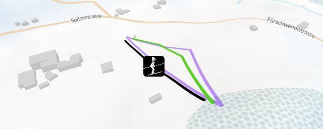 Piste map of the resort Spitze