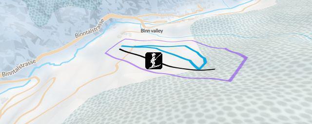 Piste map of the resort Wilern