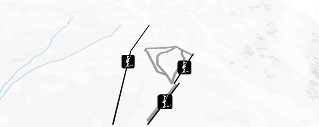 Piste map of the resort Centro de Ski Lagunillas