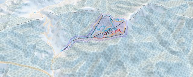 Piste map of the resort National Alpine Skiing Centre